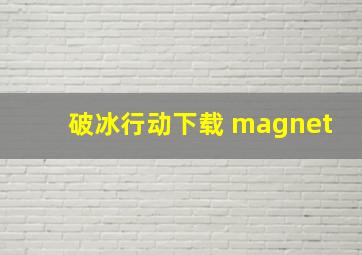 破冰行动下载 magnet